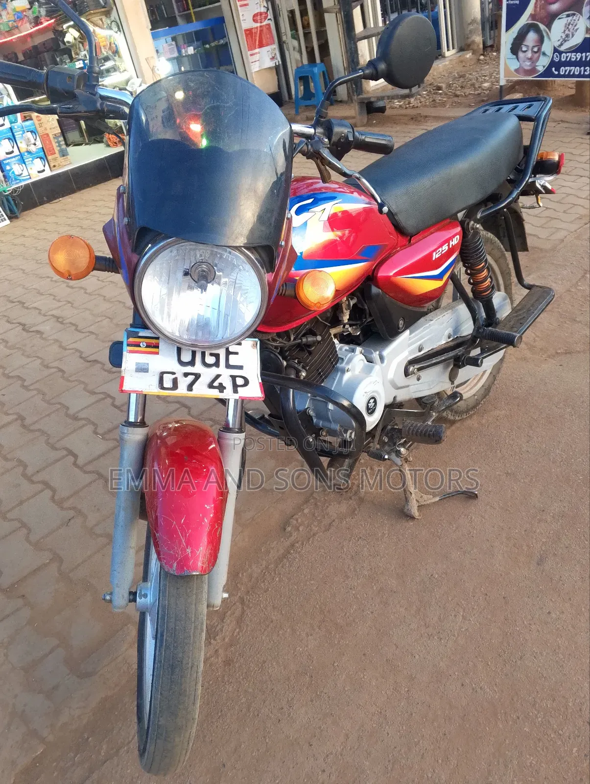 Bajaj Boxer 125 2024 Red