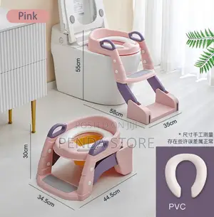 3in 1 Kids Potty Trainer And Toilet Ladder – Home Training Potty
