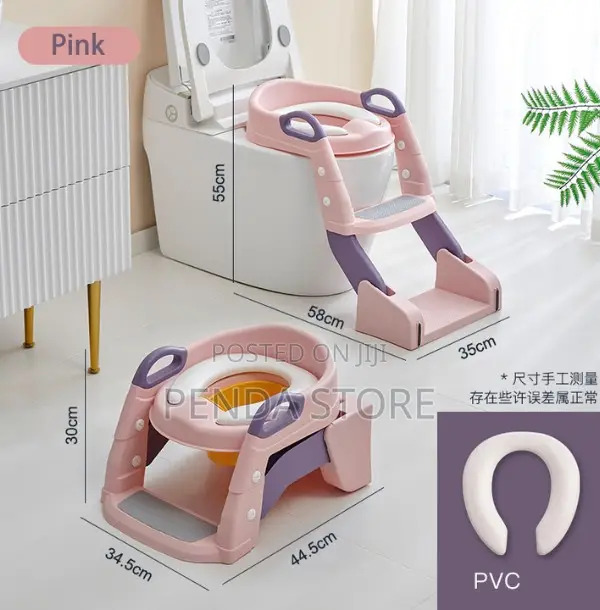 3in 1 Kids Potty Trainer And Toilet Ladder – Home Training Potty