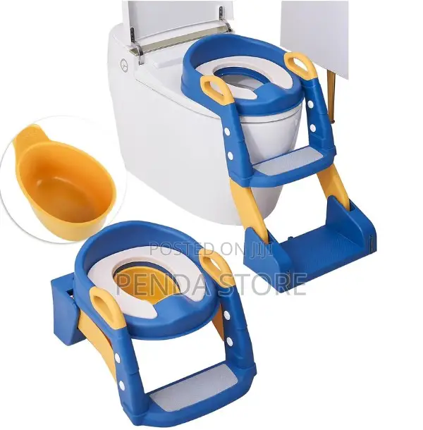 3in 1 Kids Potty Trainer And Toilet Ladder – Easy Climb Potty
