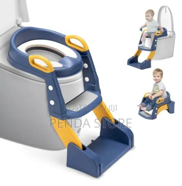 3in 1 Kids Potty Trainer And Toilet Ladder – Adjustable Potty Ladder