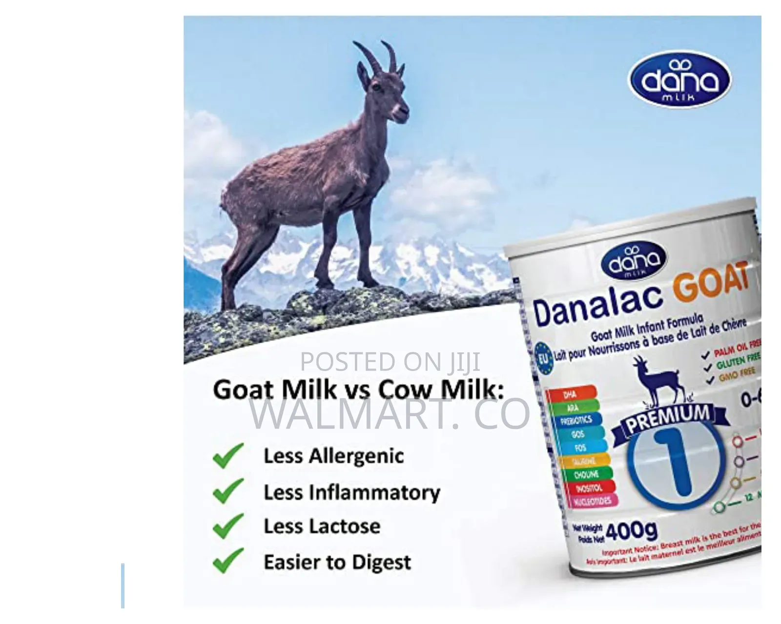 Danalac Goat Milk Infant Formula 400g Stage 1