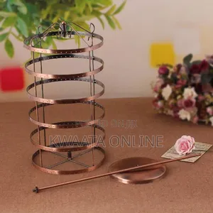 288 Hole Earrings Jewelry Display Stand Metal Bracket Rotating Cabinet