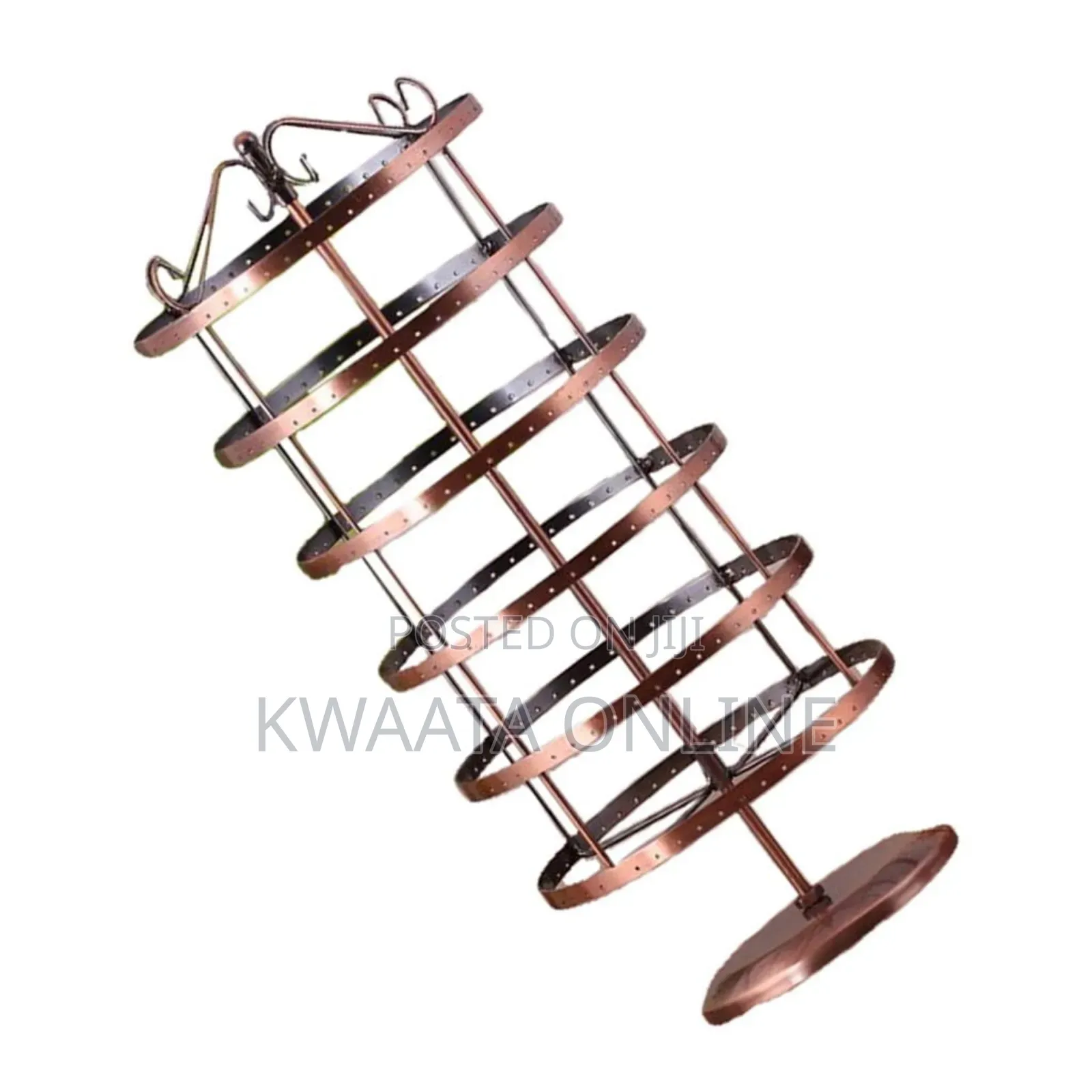 288 Hole Earrings Jewelry Display Stand Metal Bracket Rotating Cabinet