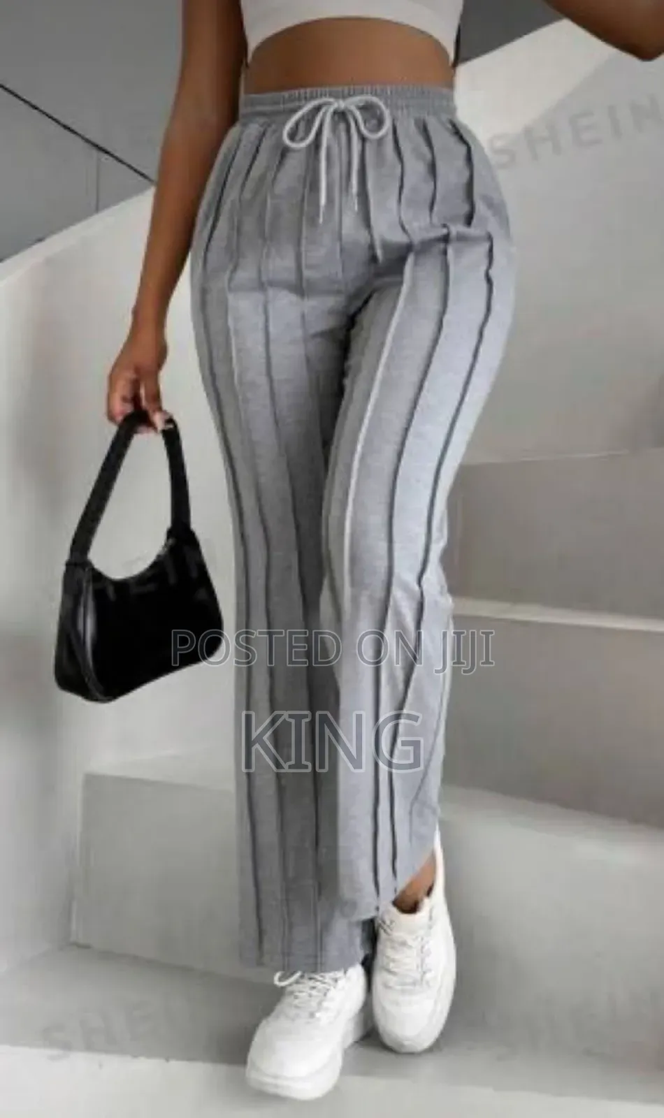 High-Street Streetwear Style Oversized Casual Sweatpants