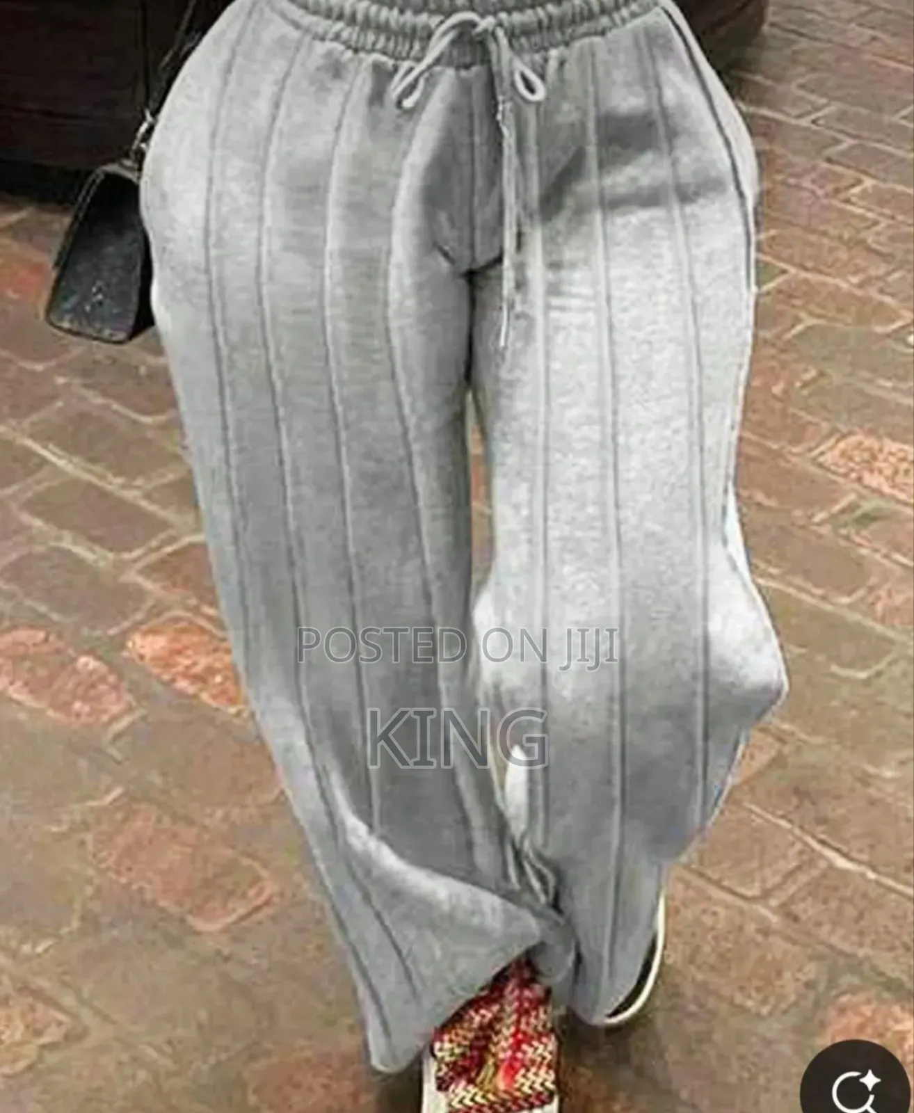 High-Street Streetwear Style Oversized Casual Sweatpants