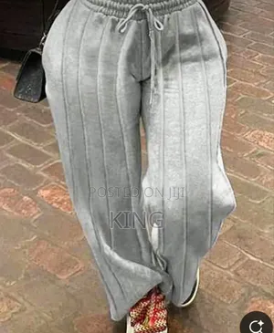 High-Street Streetwear Style Oversized Casual Sweatpants