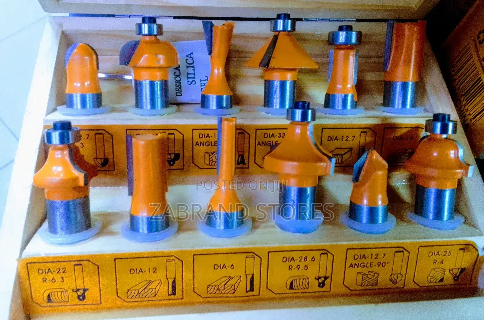 12- PCS Router Bit Set
