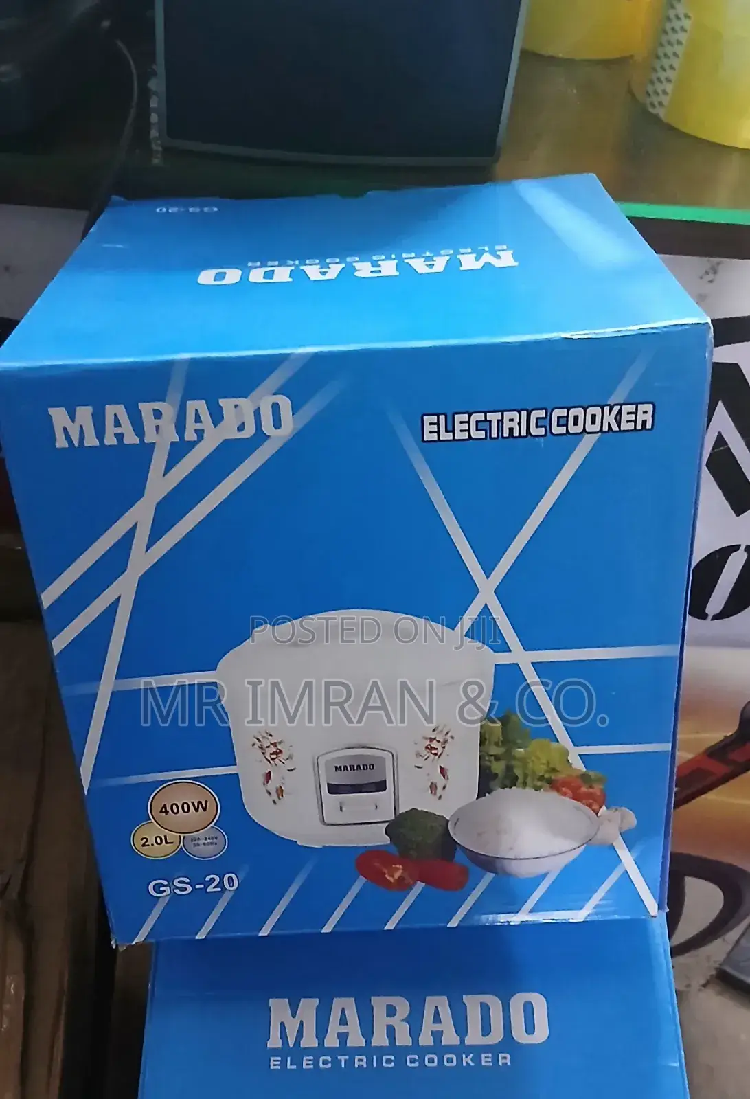 Marado Gs-20 Electric Rice Cooker With a 2.0-Liter Capacity
