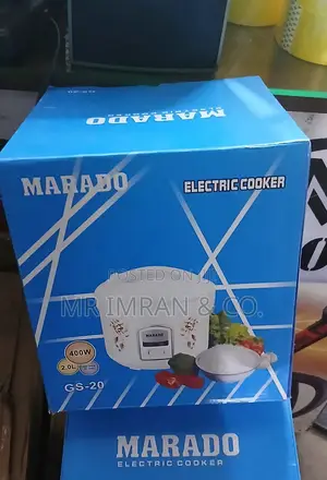 Marado Gs-20 Electric Rice Cooker With a 2.0-Liter Capacity