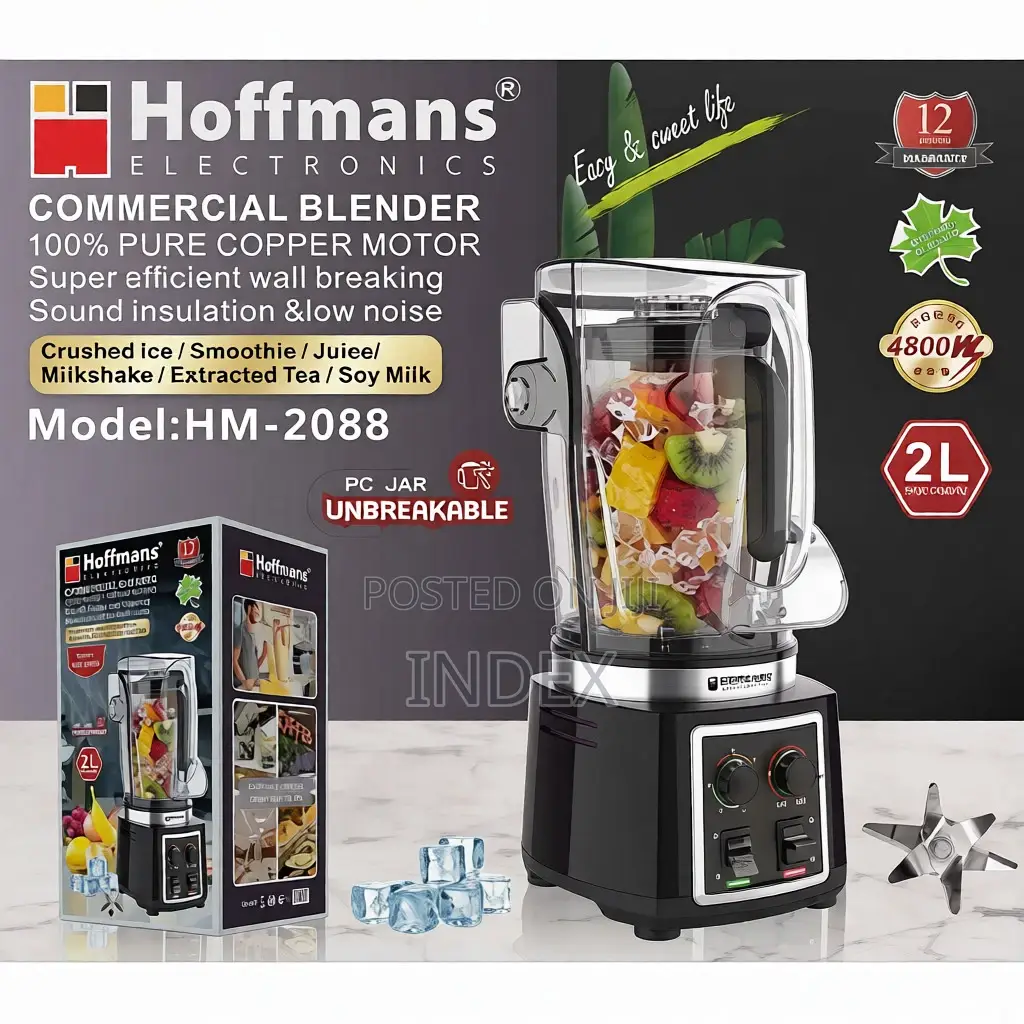 Hoffmans Hm-2088 Noise Proof Commercial Blender