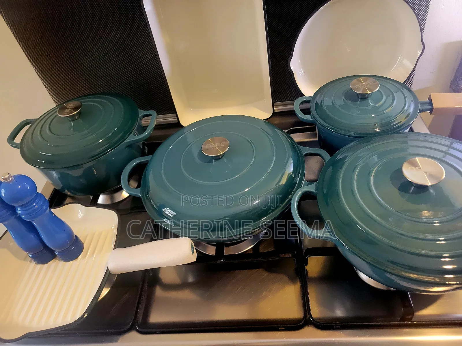 Enamel Cast Iron Sets