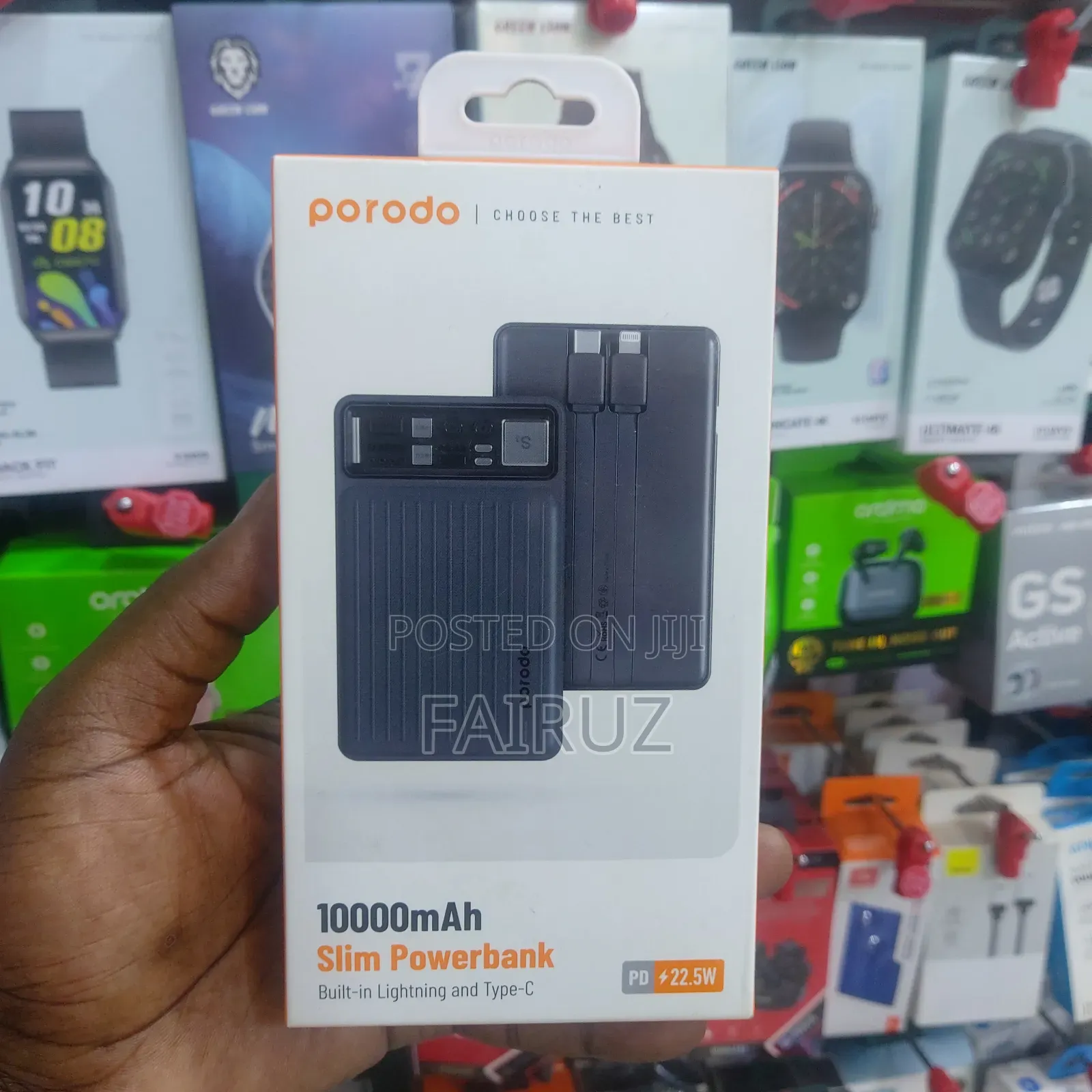 22.5w Porodo 10000mah Slim Power Bank