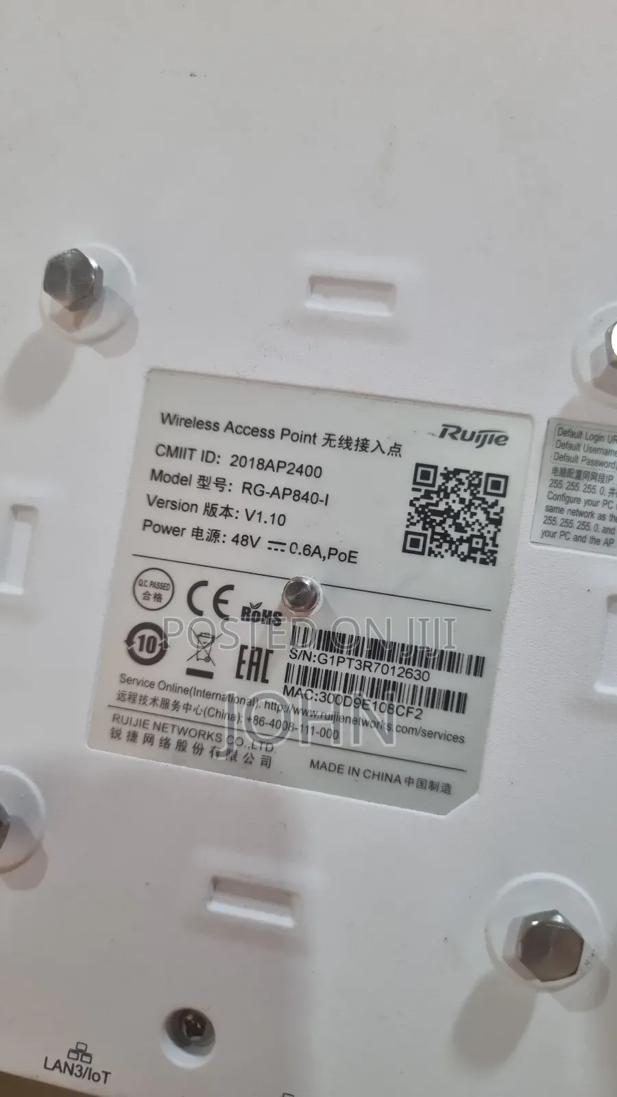 Ruijie/Reyee Rg-Ap840-I