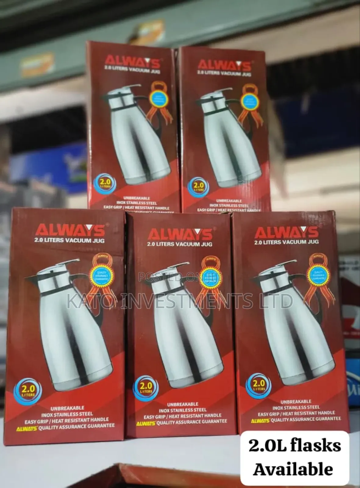 Always 2l Slide Cover Flask