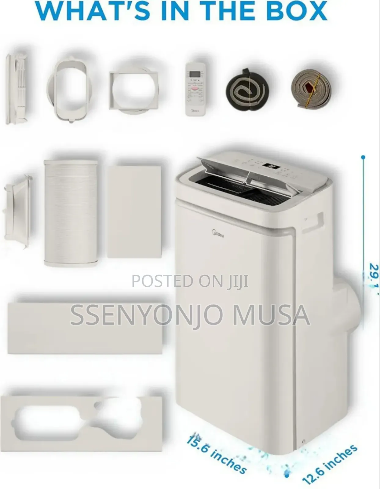 Midea 12,000 Btu Portable Air Conditioner (Map08s1xwt-a) – Smart Wifi-