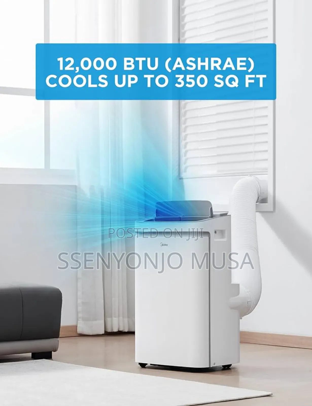 Midea 12,000 Btu Portable Air Conditioner (Map08s1xwt-a) – Smart Wifi-