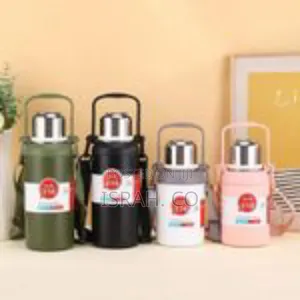 Premium Insulated Stainless Steel Travel Bottle With Carry Strap