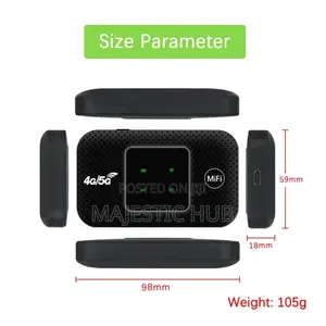 4g/5g Lte Mifi Router 300mbps 3000mah Mtn, Airtel, Lycamobile,Savanna