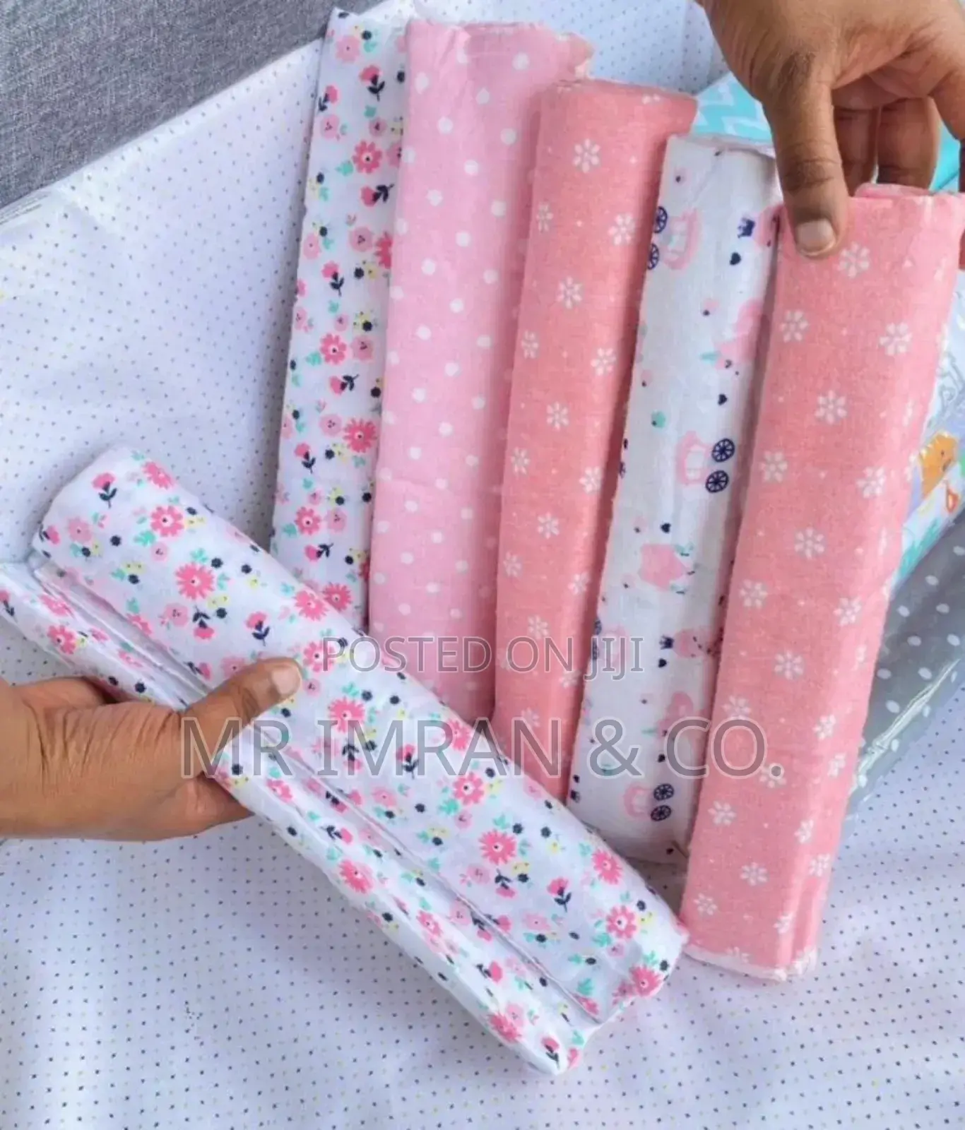 6 PCS Baby Receiving Blankets
