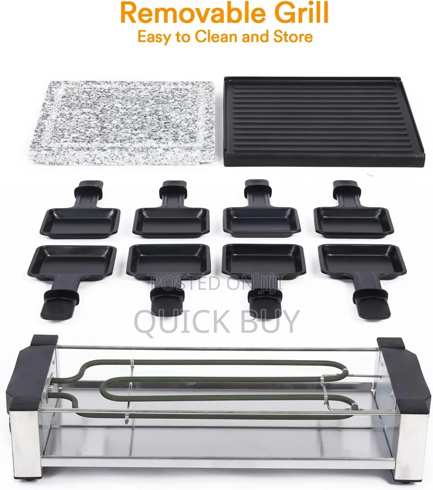 Saysonapps Raclette Grill With Granite Stone Grill Top
