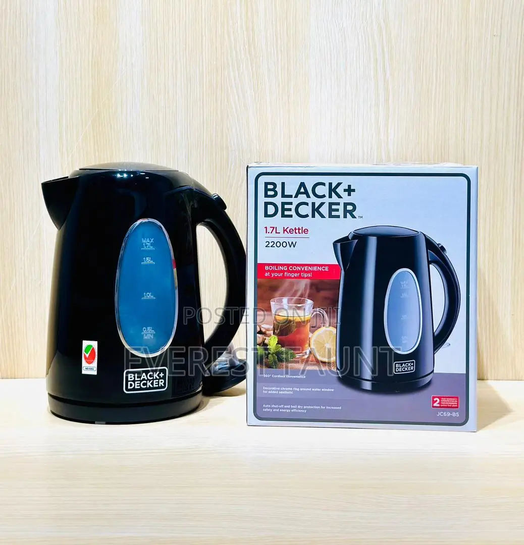 Black and Decker Kettle 1.7 Liters