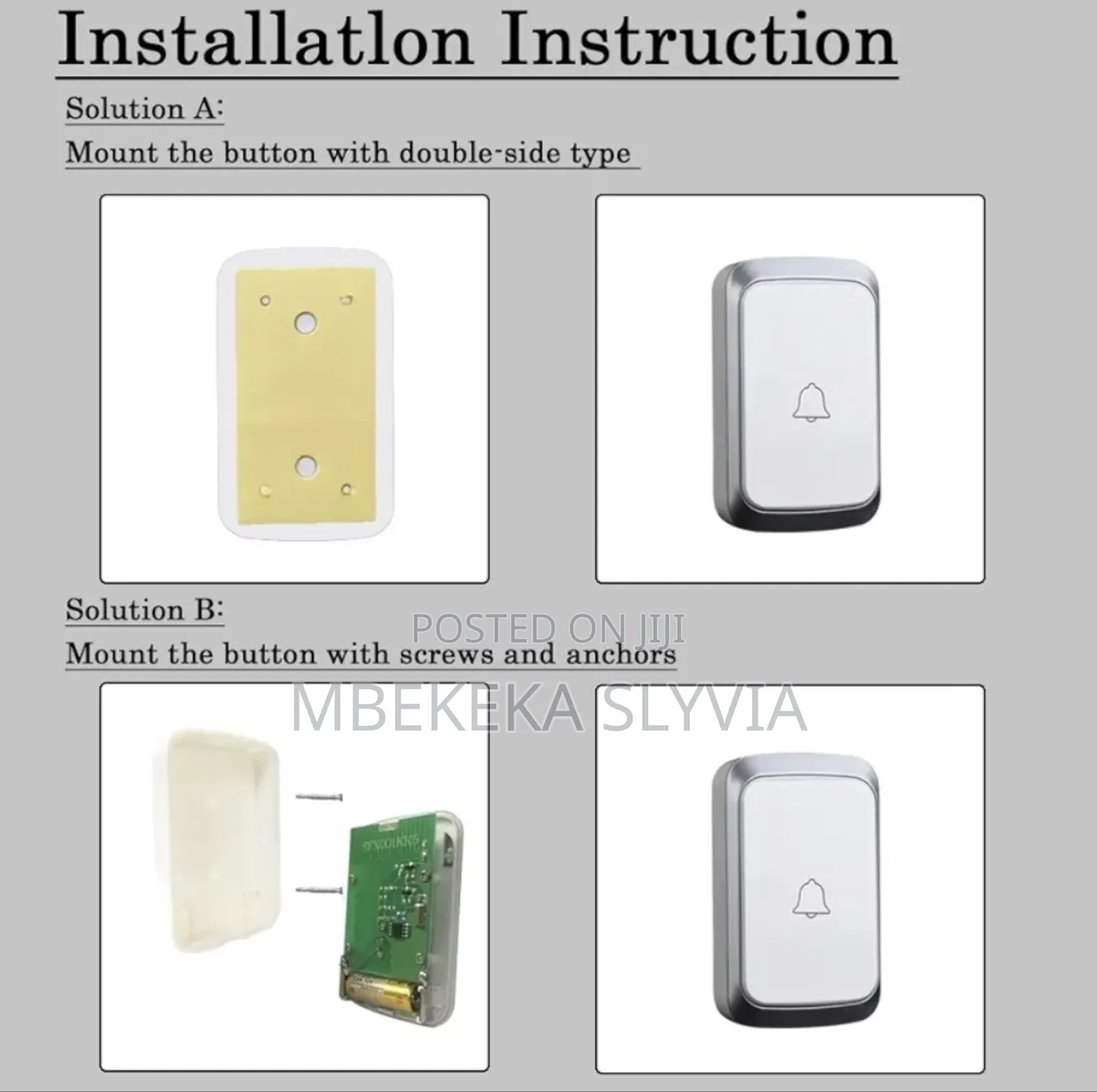 Wireless Doorbell/ Intelligent Waterproof Doorbell