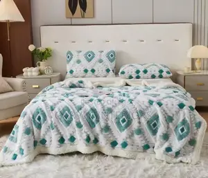Floral Fuzzy Throw Blankets