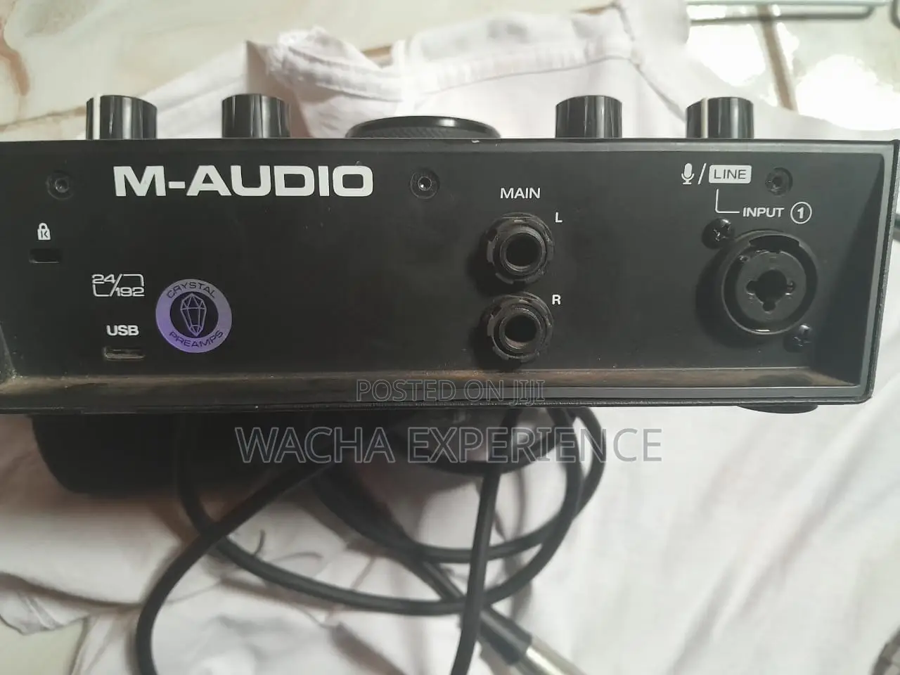 M-Audio Air 192|4 + Condenser Mic XLR – Studio Bundle