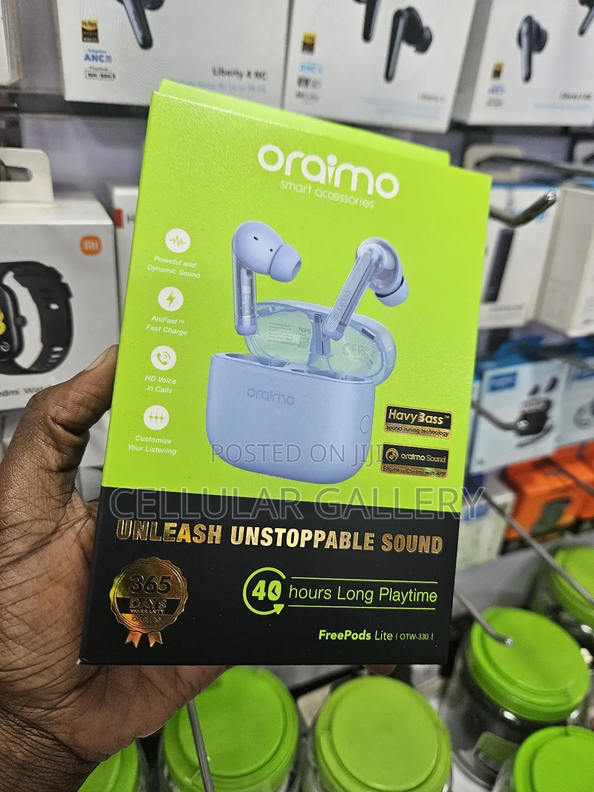 Oraimo Freepods Lite Ice Lake Blue