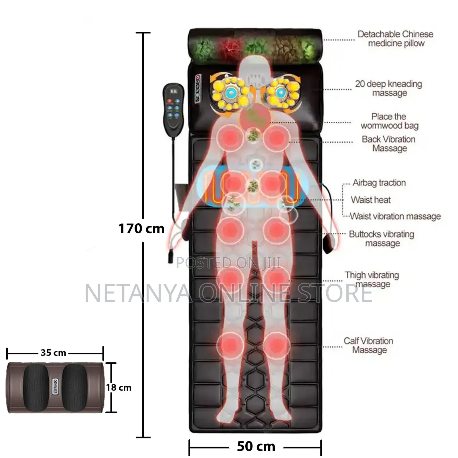 New Technology Full Body Massage Mat and Bed