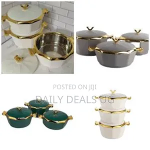 3 Pieces of Casserole Serving Dishes