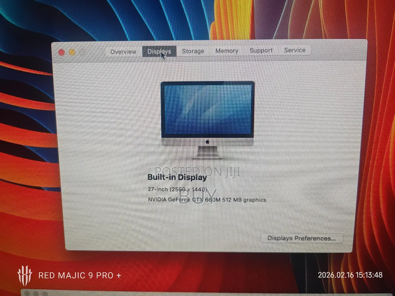 Desktop Computer Apple iMac Pro 20GB Intel Core i5 SSHD+SSD 1T