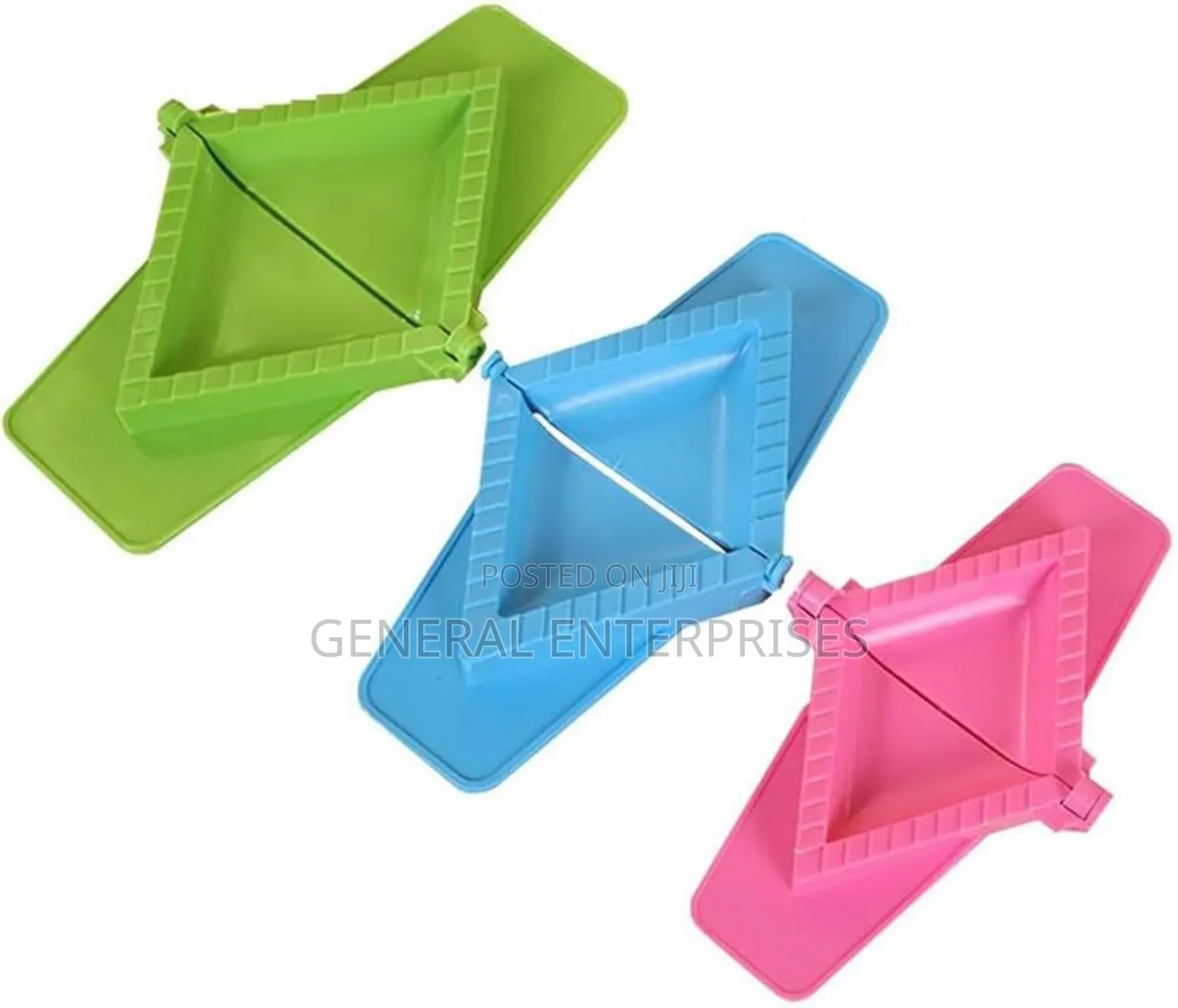 A 3-Piece Triangle-Shaped Samosa and Dumpling Mold Set