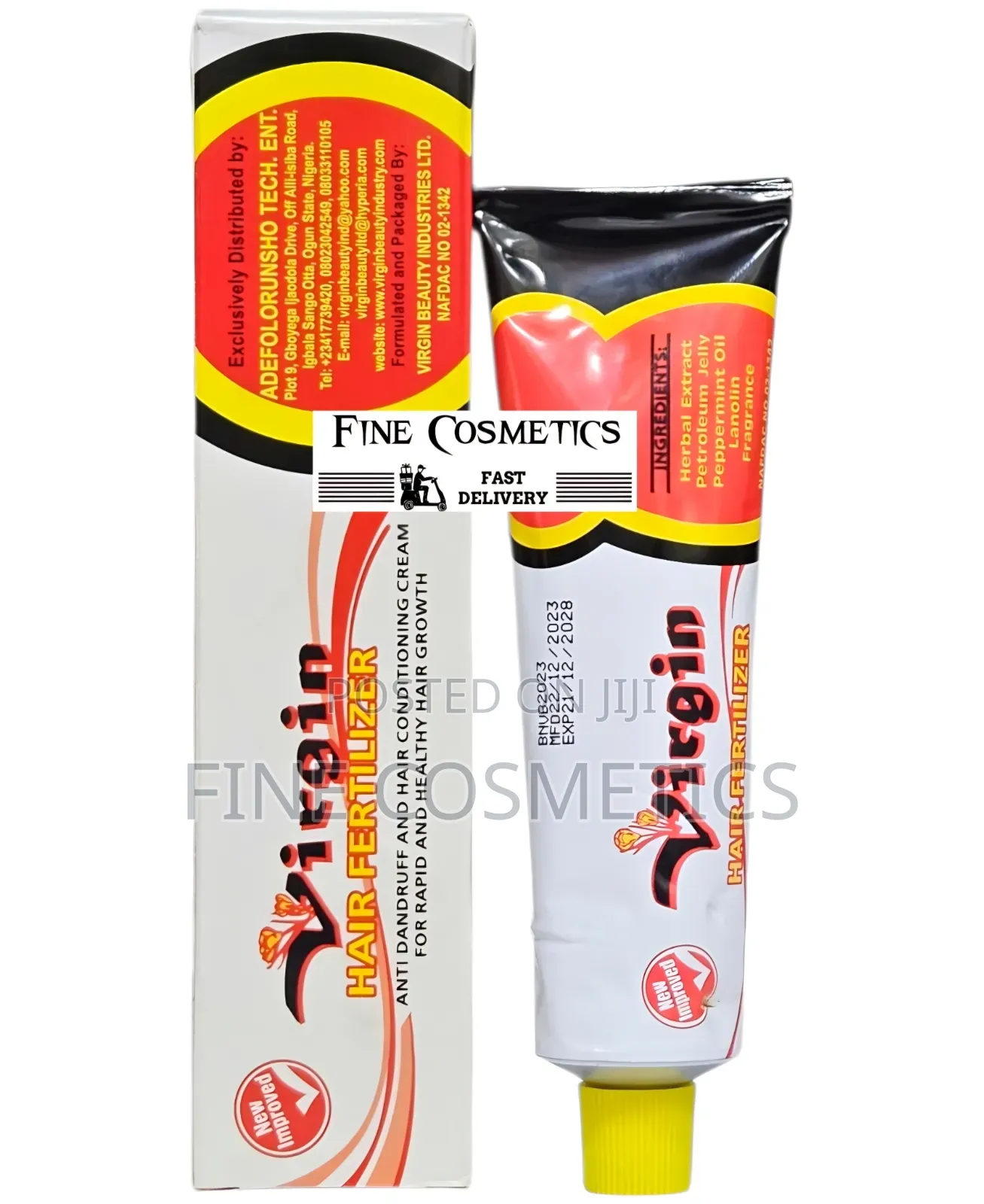 Virgin Hair Fertilizer, Rapid Hair Growth Booster Anti-Dandruff Cream