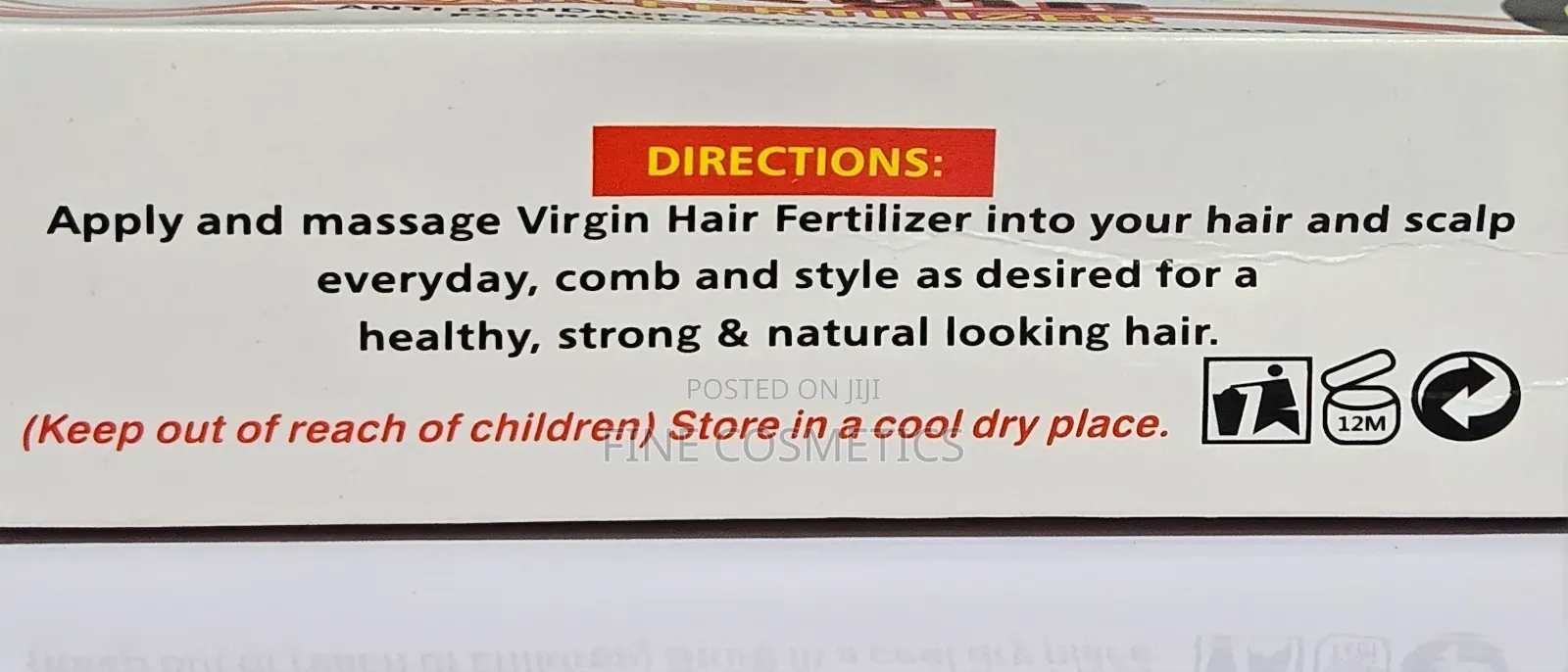 Virgin Hair Fertilizer, Rapid Hair Growth Booster Anti-Dandruff Cream