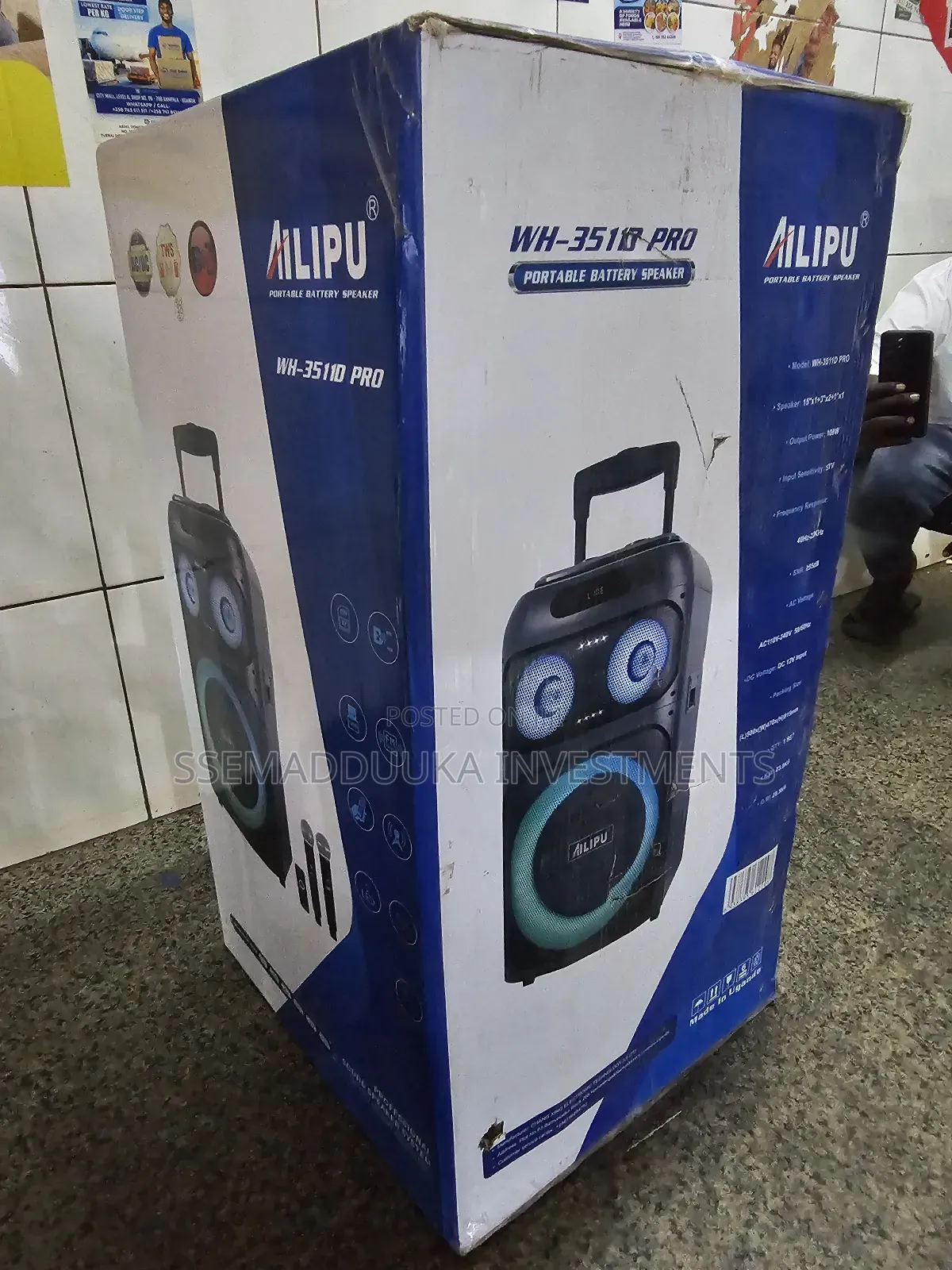 Alipu Wh -3511d Amplified Rechargeable Speaker