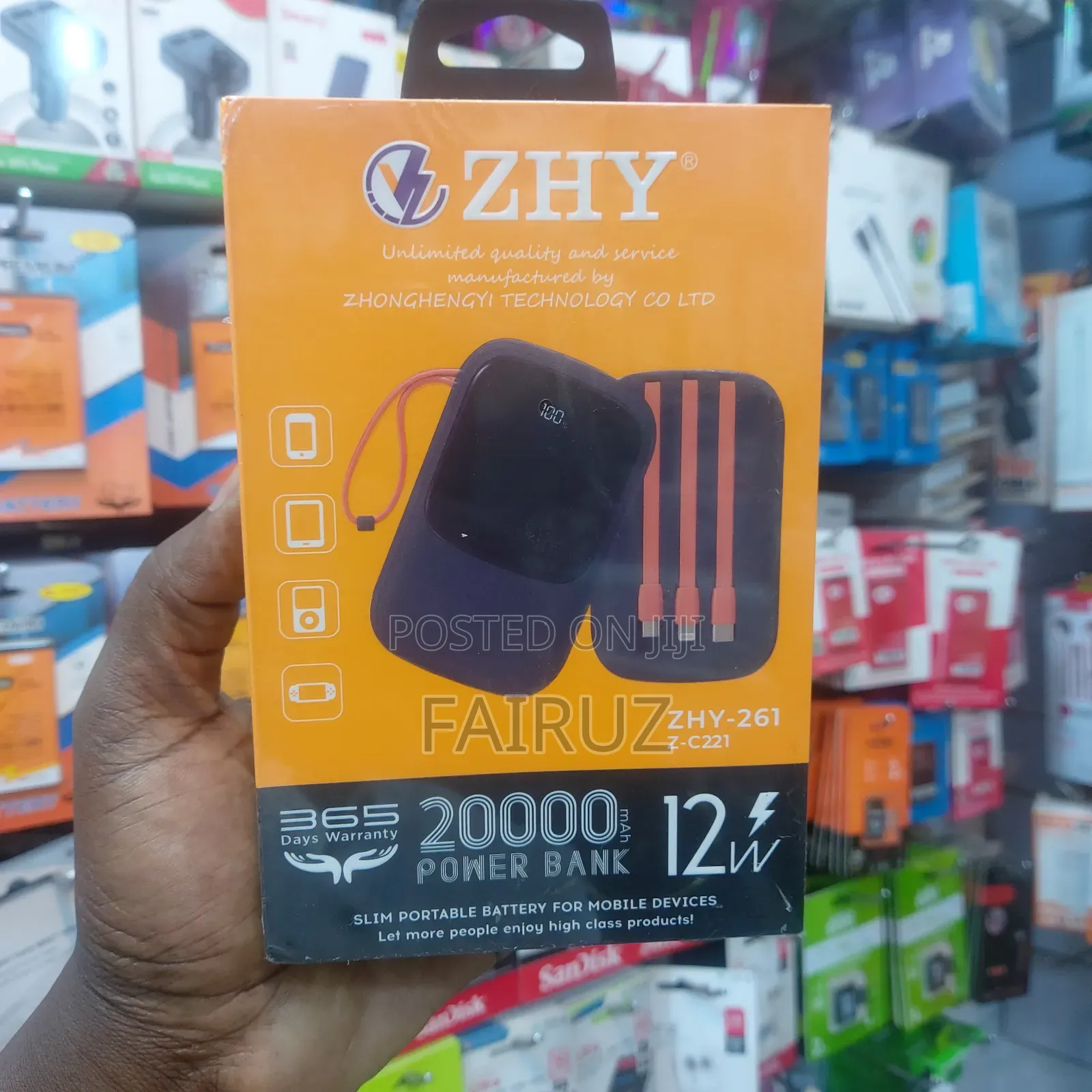 Zhy Portable 20000mah 22.5w Power Bank
