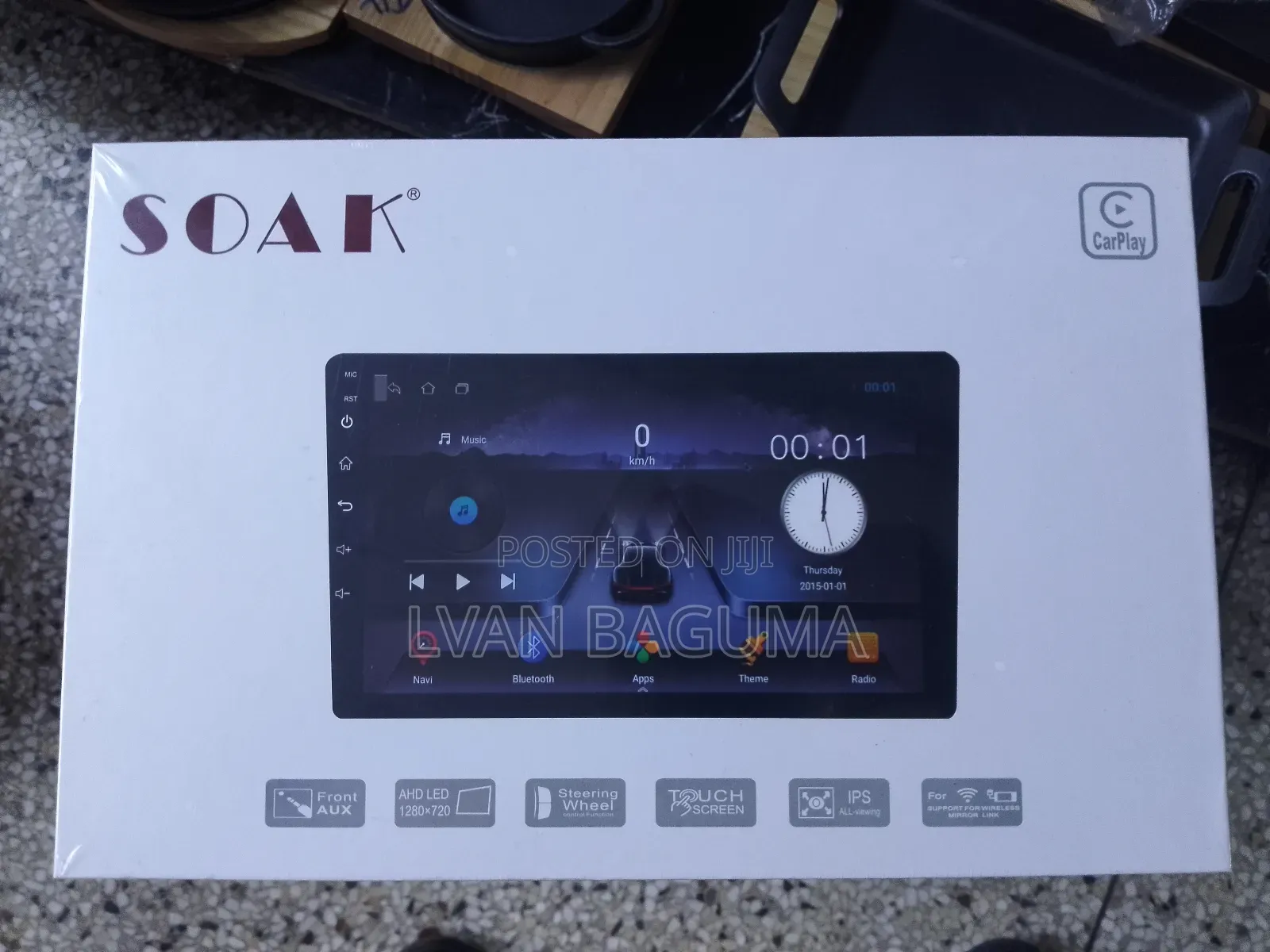 Soak Hd Car Touch Screen Multi Media Player - Ips Display Bluetooth