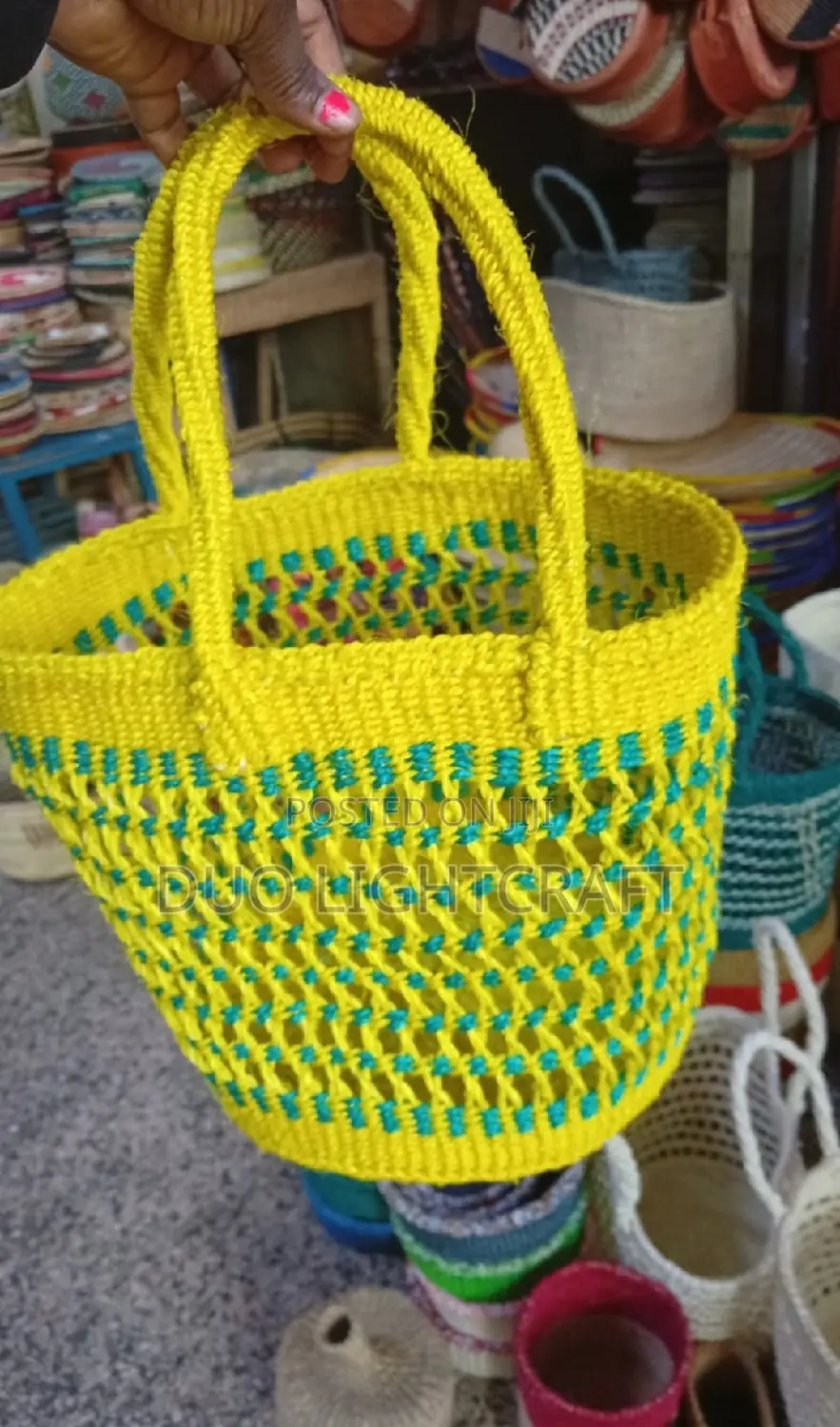 Light Weight Handmade Sisal Bags