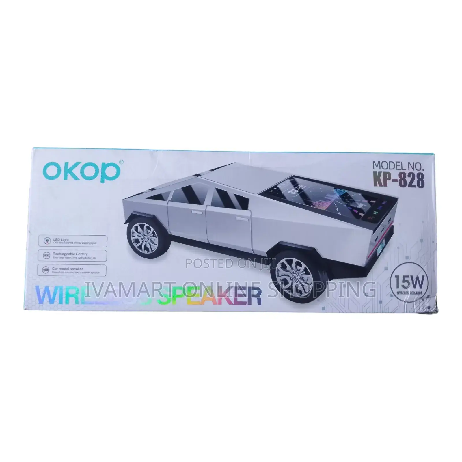 Okop Cyber Truck Model Wireless Bluetooth Speaker - 15w Powerful Sound