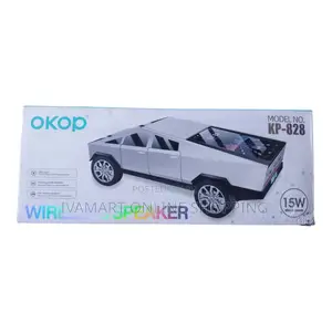 Okop Cyber Truck Model Wireless Bluetooth Speaker - 15w Powerful Sound