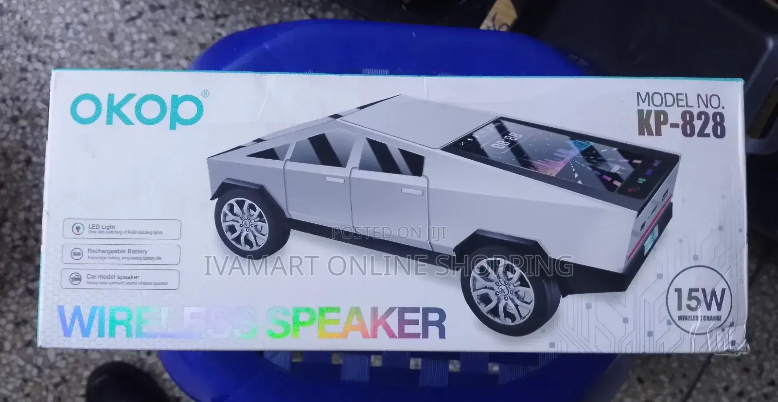 Okop Cyber Truck Model Wireless Bluetooth Speaker - 15w Powerful Sound
