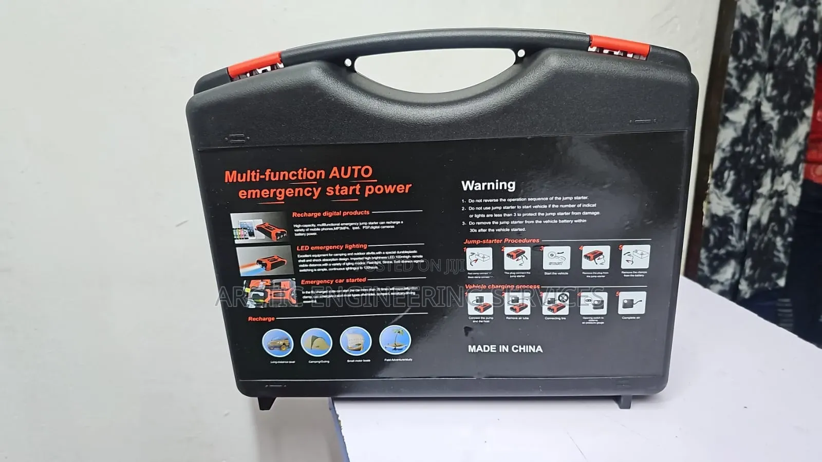 24v Truck, Lorry, Diesel Car 4 In 1 Jumper, Pressure Power Bank