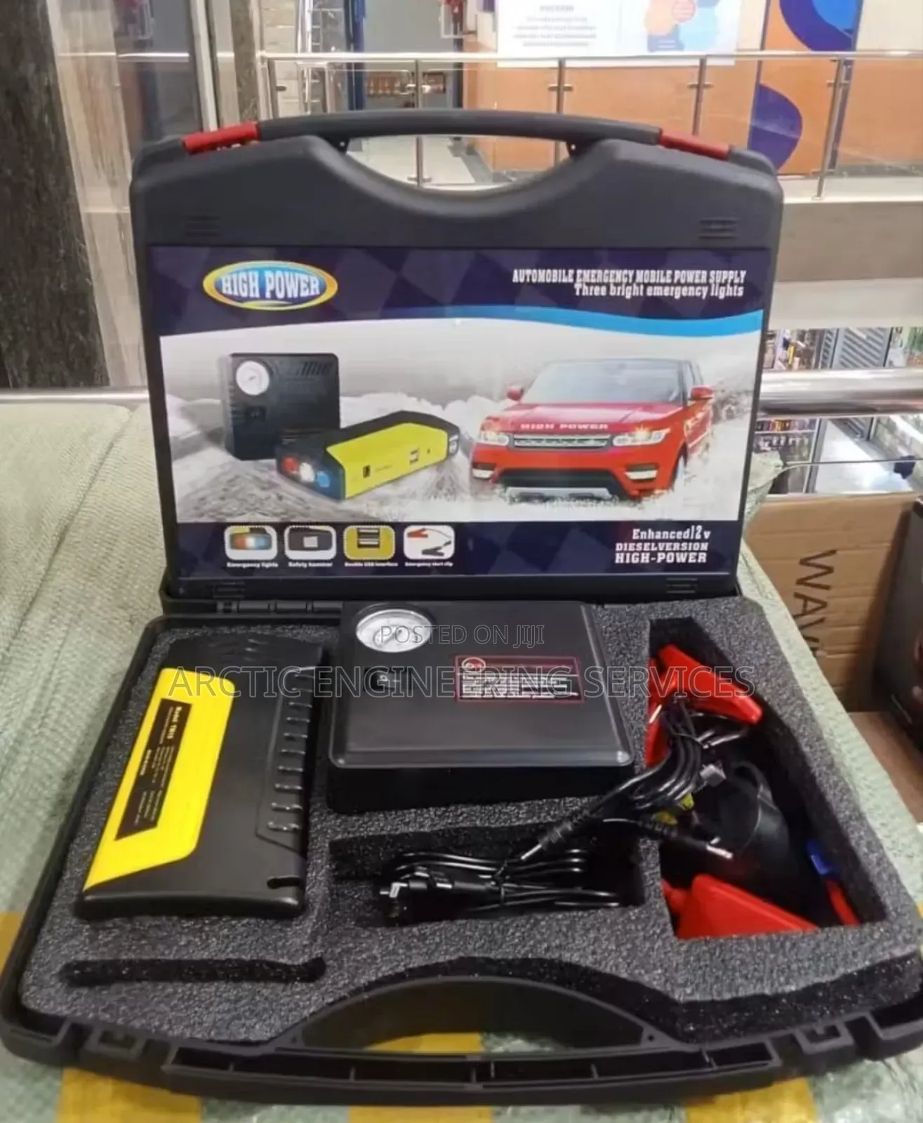 24v Truck, Lorry, Diesel Car 4 In 1 Jumper, Pressure Power Bank
