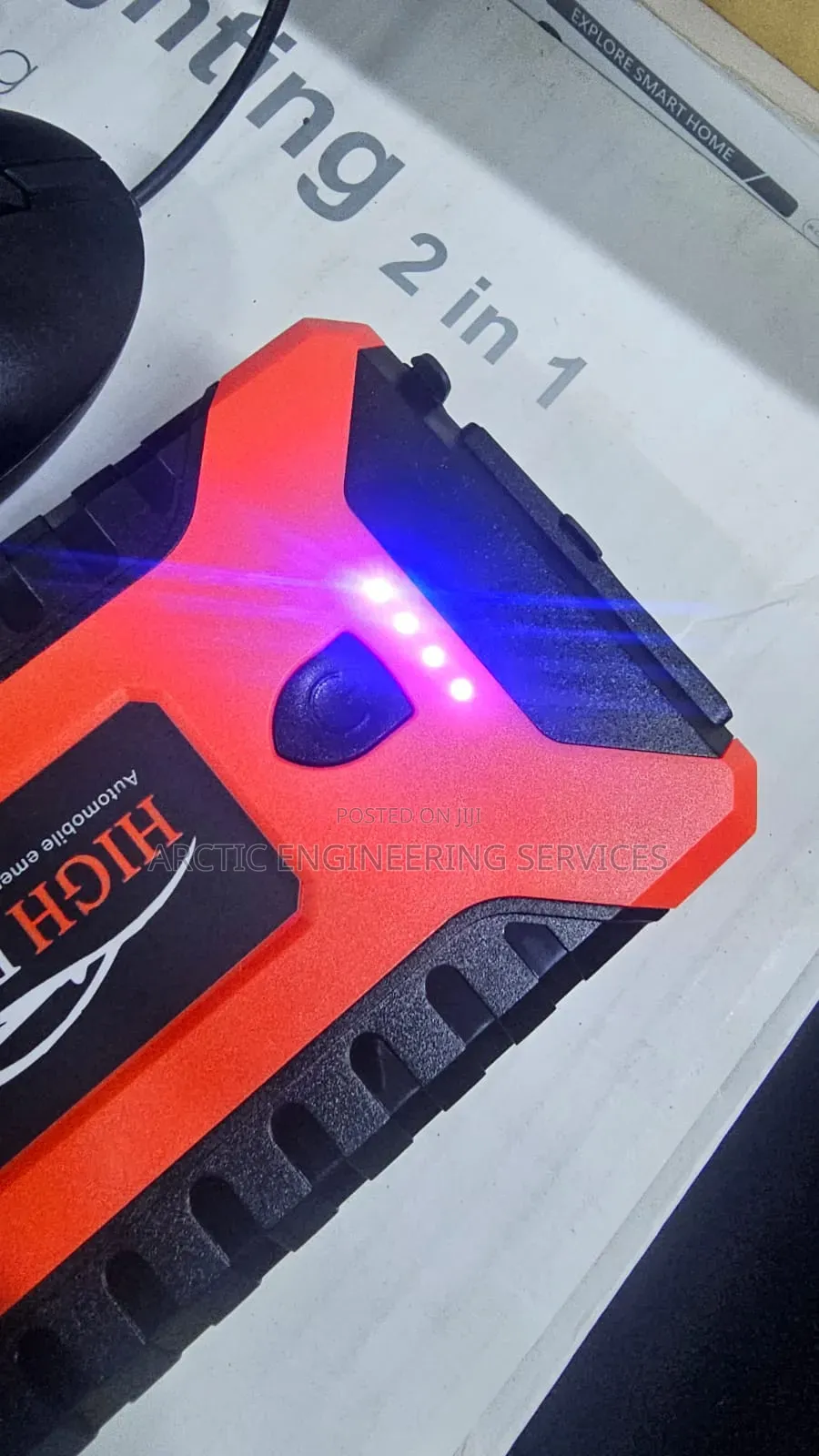 24v Truck, Lorry, Diesel Car 4 In 1 Jumper, Pressure Power Bank