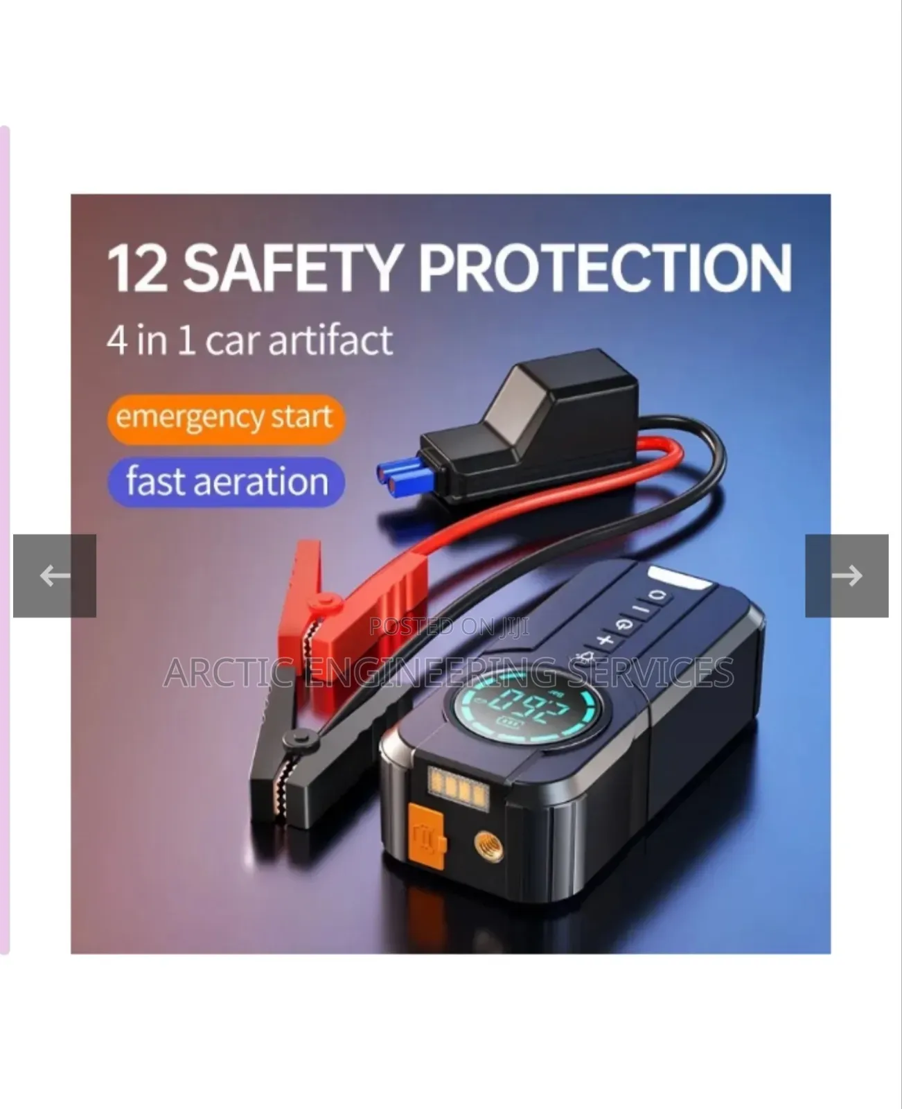 24v Truck, Lorry, Diesel Car 4 In 1 Jumper, Pressure Power Bank