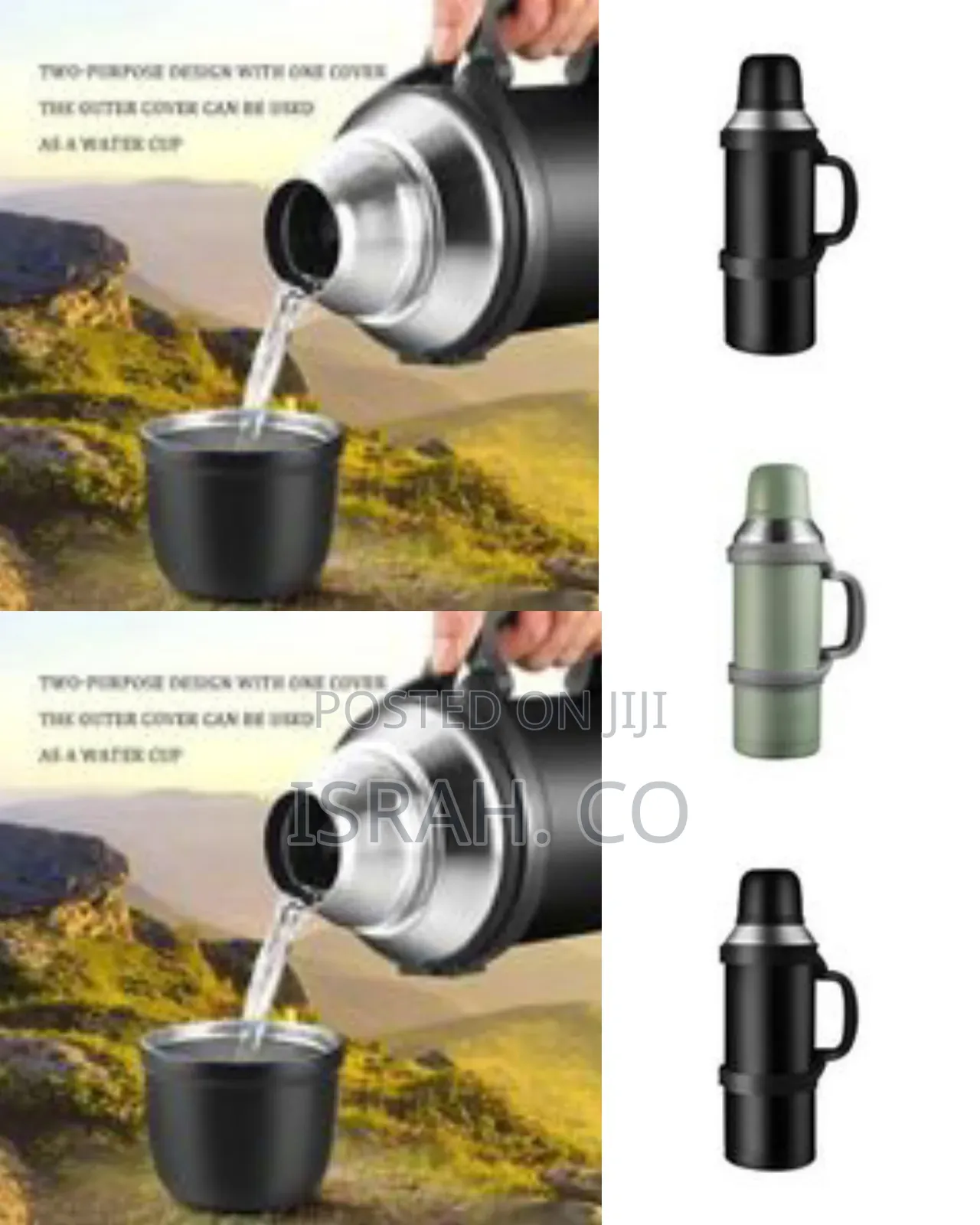 High-Capacity Insulated Vacuum Flask