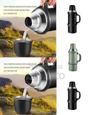 High-Capacity Insulated Vacuum Flask