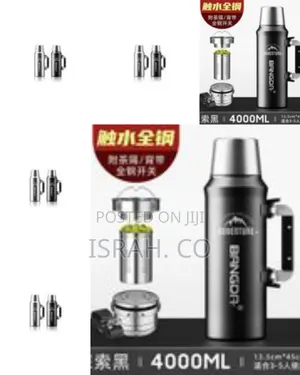 Professional Grade-Capacity Vacuum Insulated Flask With Tea Infuser